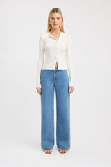 Bec Button Long Sleeve Top
