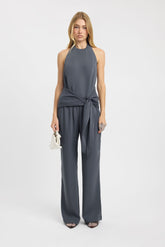 Maria Halter Wrap Top