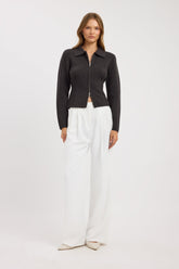 Ziggy Zip Knit Cardigan