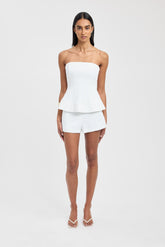 Oyster Strapless Seam Top