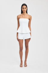 Oyster Strapless Seam Top