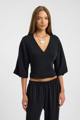 Maria Deep Vee Top