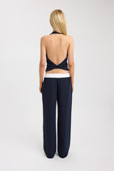 Oslo Deep Vee Halter Top