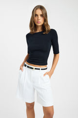 Ariel Low Rise Bermuda Short