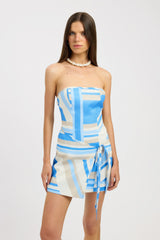 Meadow Wrap Mini Dress