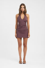 Solana Rouched Mini Dress