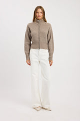Irina Zip Cardigan