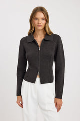 Ziggy Zip Knit Cardigan