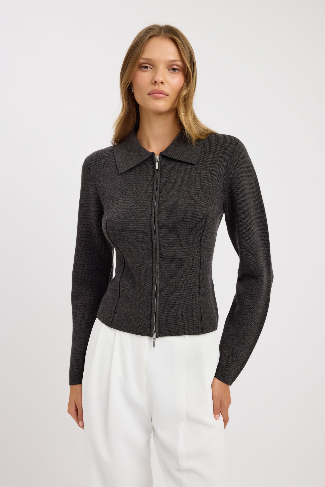 Ziggy Zip Knit Cardigan