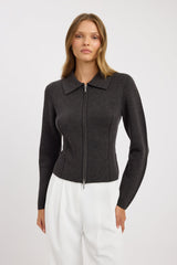 Ziggy Zip Knit Cardigan