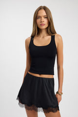 Palermo Lace Mini Skirt