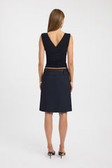 Ariel Low Rise Midi Skirt