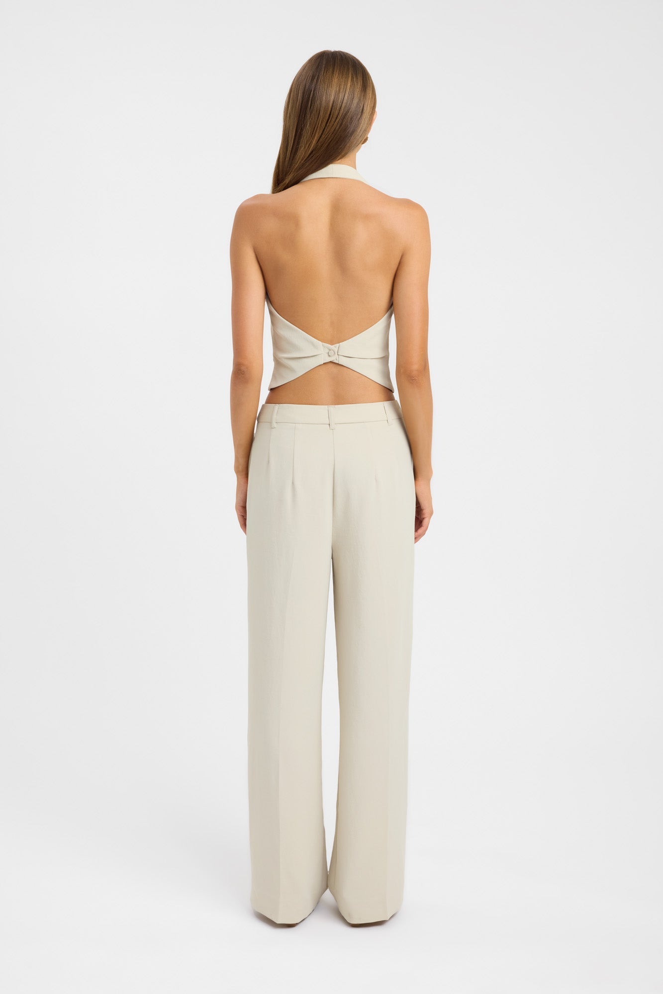 Opal Deep Vee Halter Top