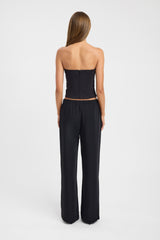 Solana Gathered Bustier Top