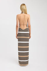 Chelsea Stripe Low Back Dress