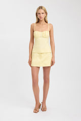 Tahiti Gathered Bustier Top