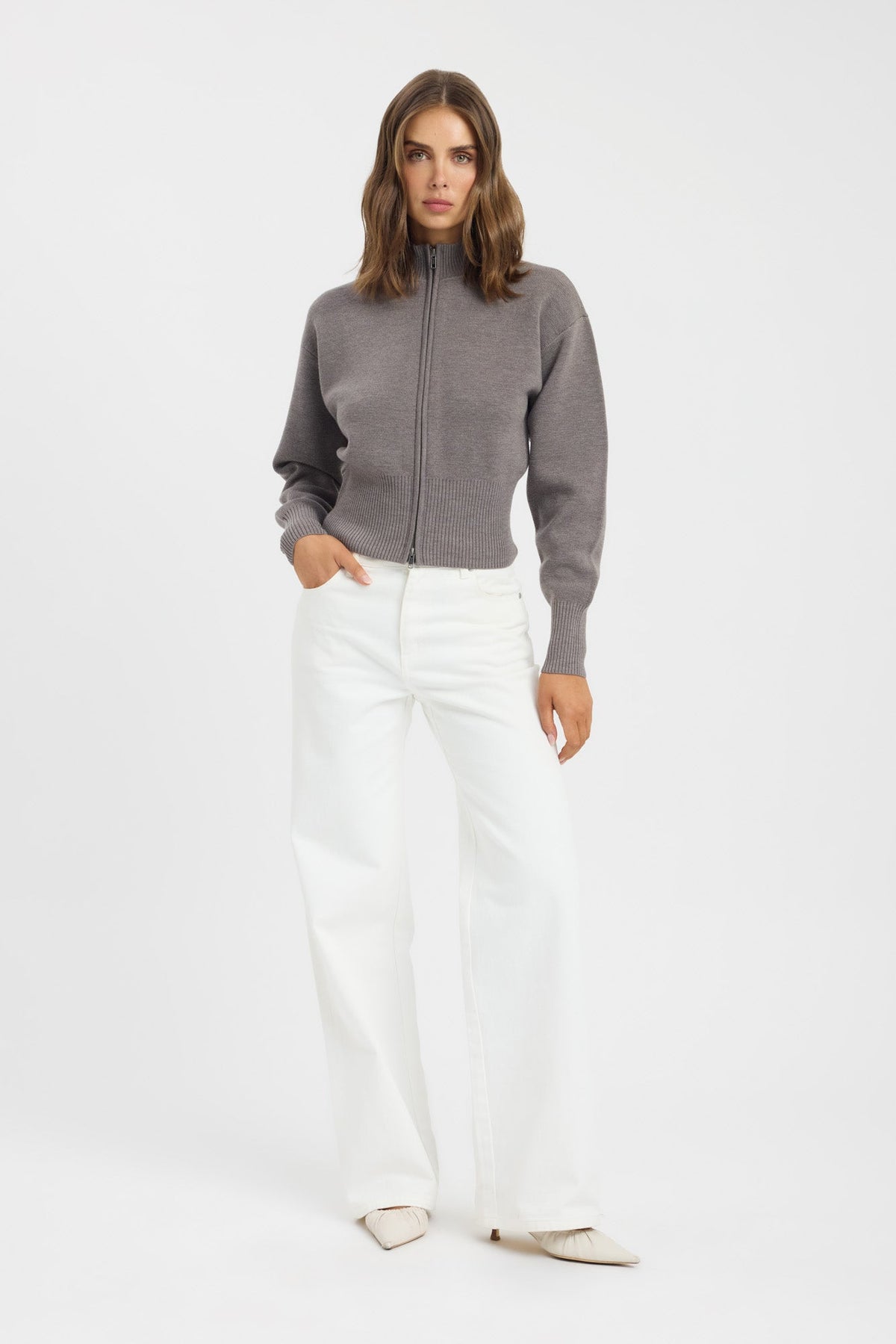 Dalton Zip Cardigan