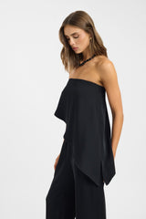 Maria Strapless Asymmetric Top