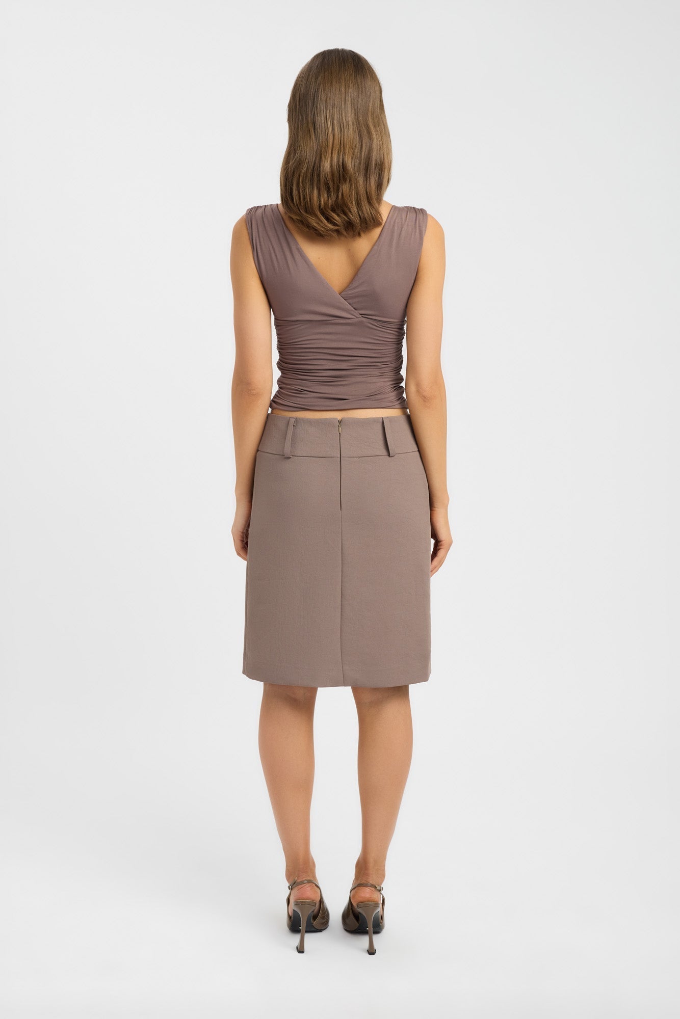 Ariel Low Rise Midi Skirt