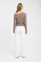 Nova Off Shoulder Long Sleeve Top